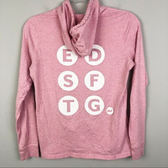 VINEYARD VINES | EDSFTG Hooded Long Sleeve Top XS - Picture 7 of 10